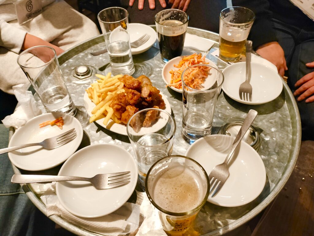 ドラム缶テーブル